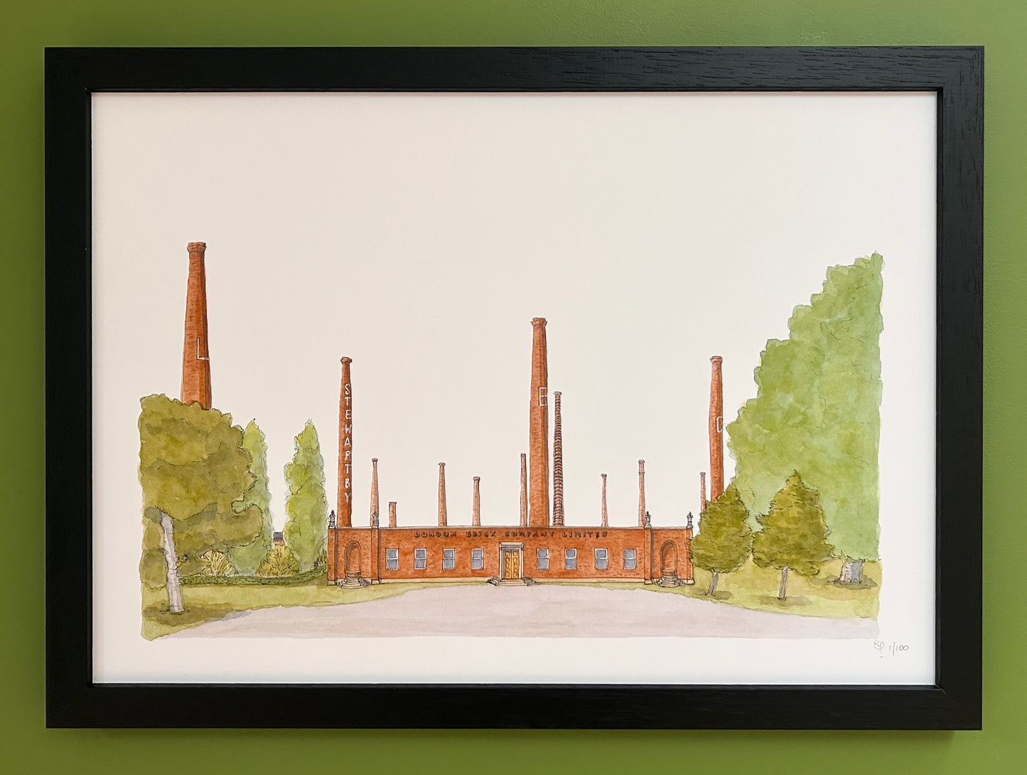 Stewartby Brickworks | LIMITED EDITION PRINT