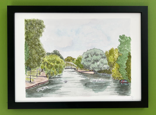Butterfly Bridge View, Bedford | PRINT