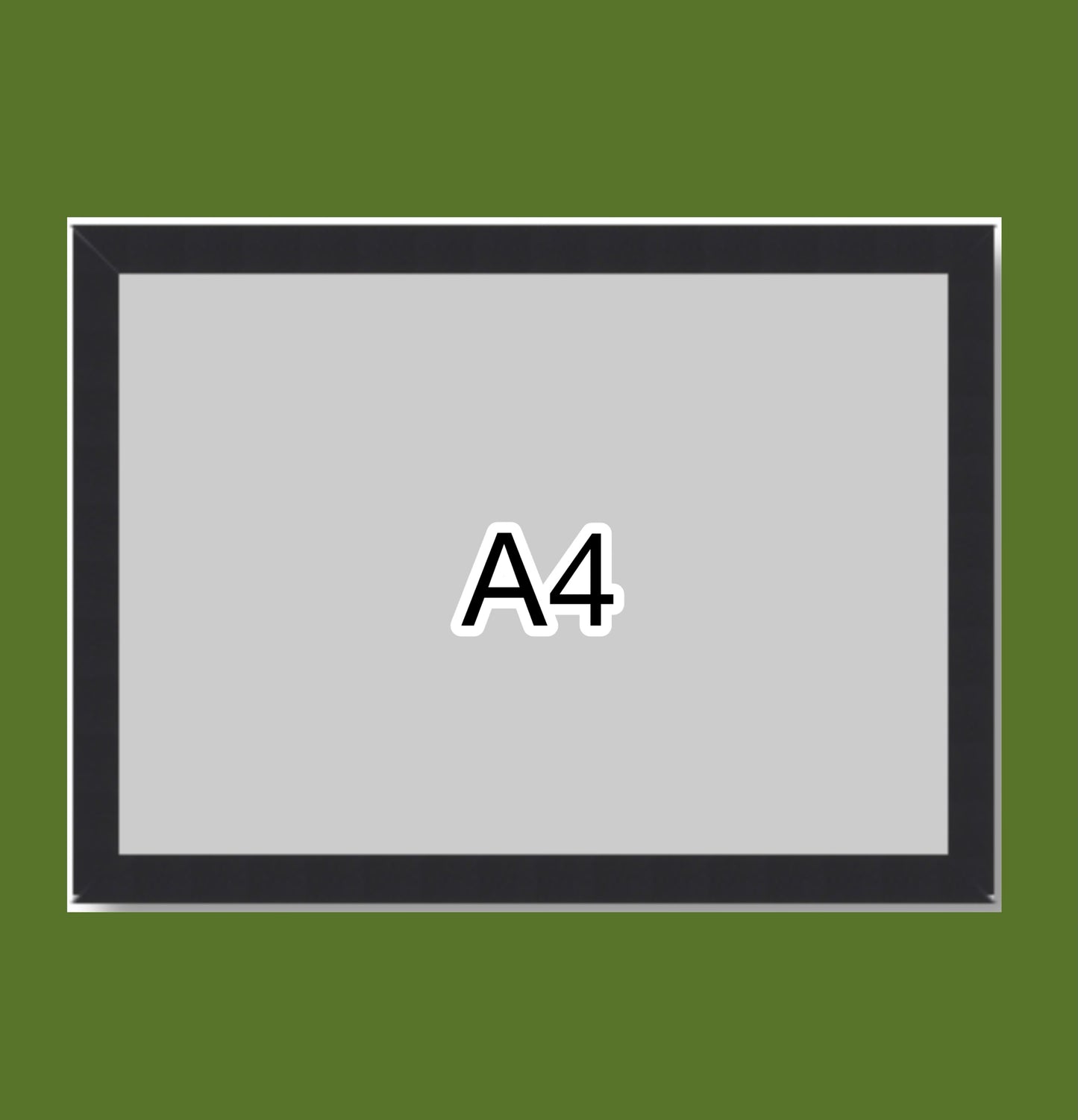 A4 black picture frame
