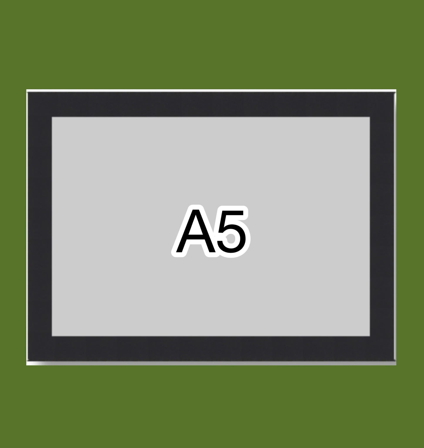 A5 black picture frame