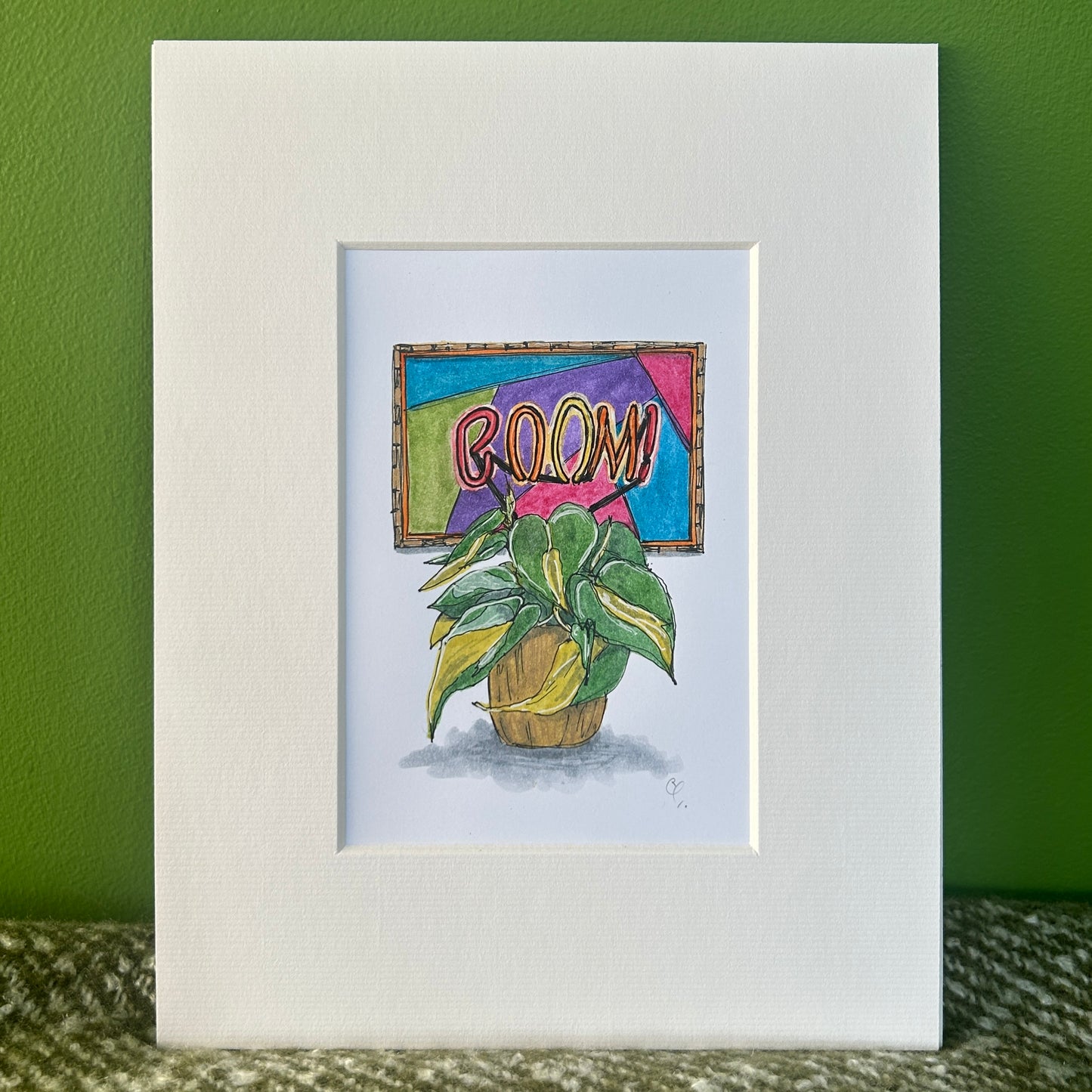 Boom! | A6 mini painting