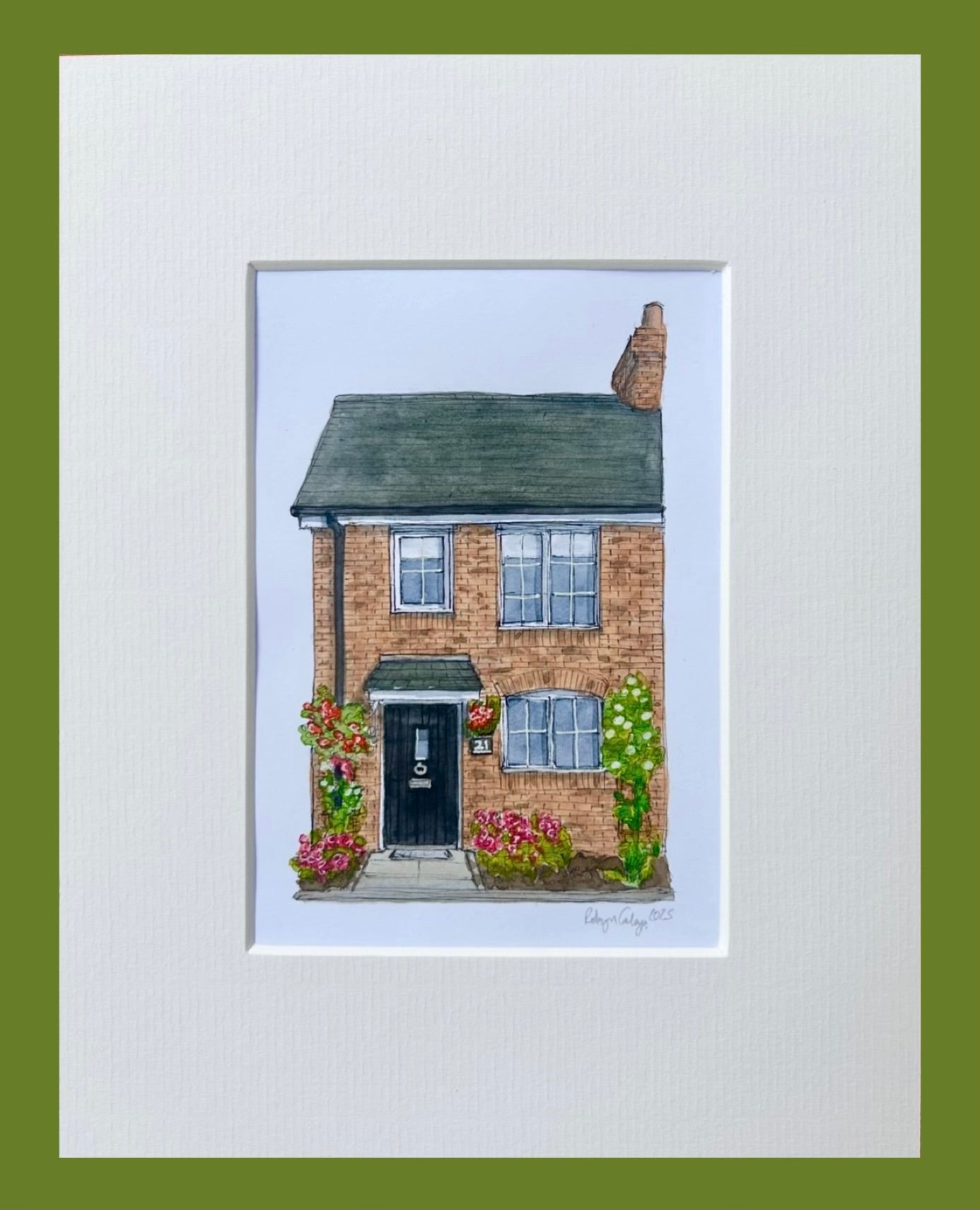 Custom Mini House Portrait