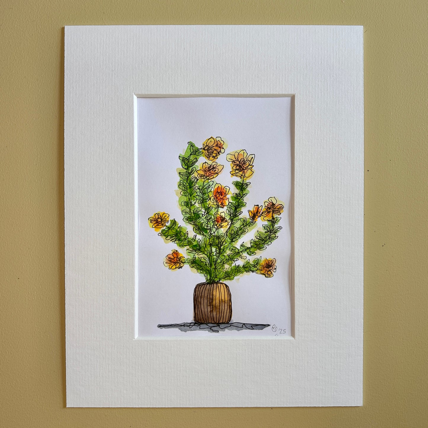 Coronilla | A6 mini painting