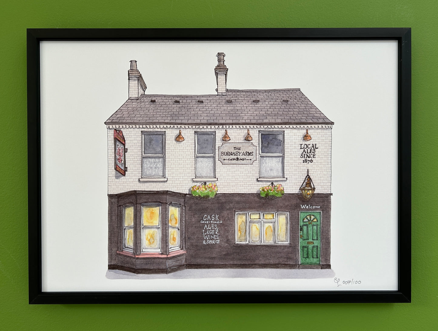 The Burnaby Arms, Bedford | LIMITED EDITION PRINT