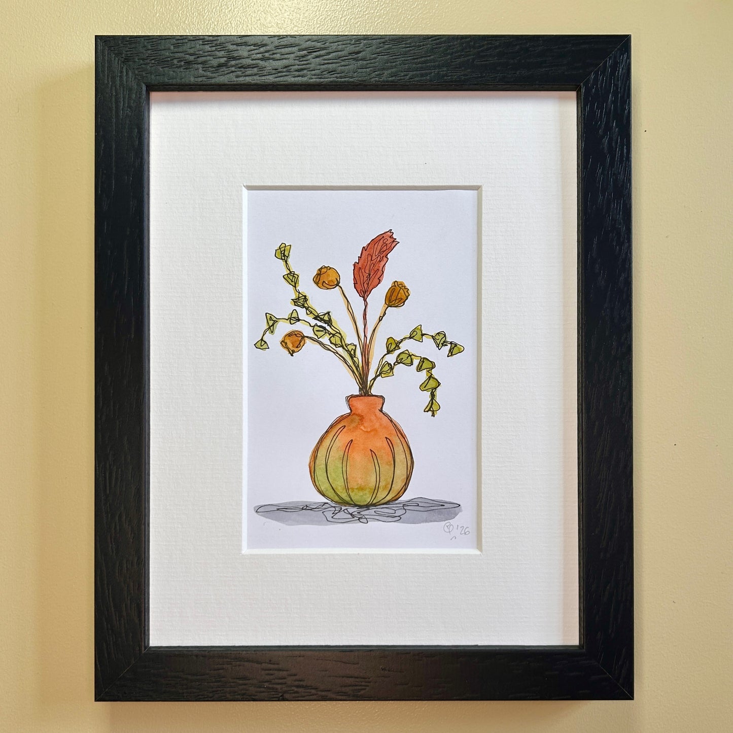 Autumnal Bouquet | A6 mini painting