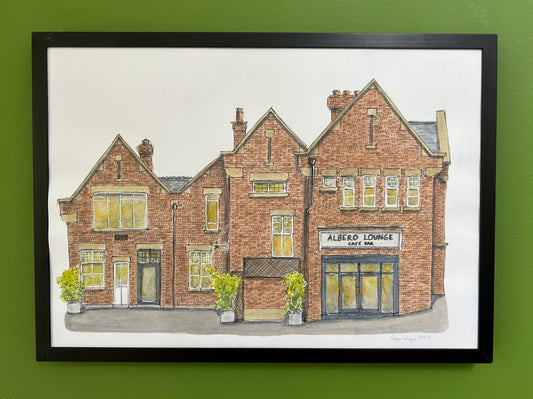 Albero Lounge, Bedford | A4 painting