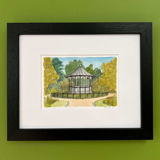 Bedford Park Bandstand | A6 mini painting