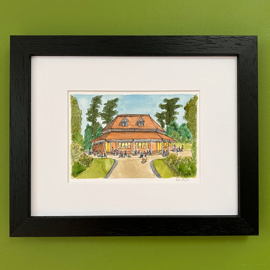 The Pavilion, Bedford Park | A6 mini painting