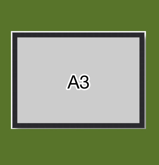 A3 black picture frame