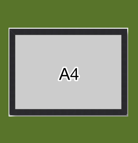 A4 black picture frame