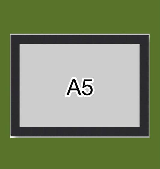 A5 black picture frame