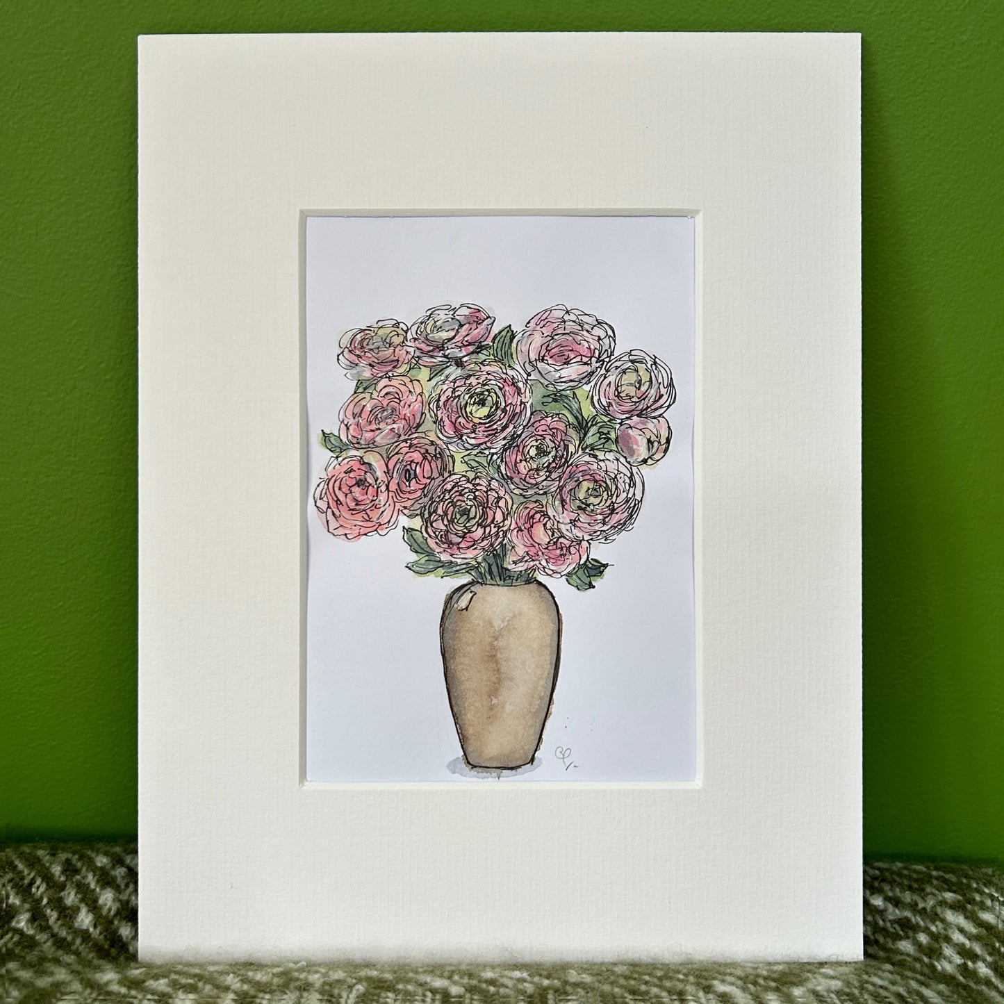 Ranunculus | A6 mini painting